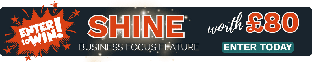 Shine competition banner Shine Business Focus competition banner