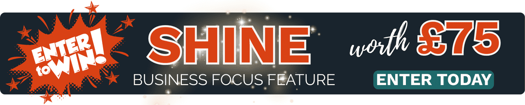Shine competition banner Shine Business Focus competition banner
